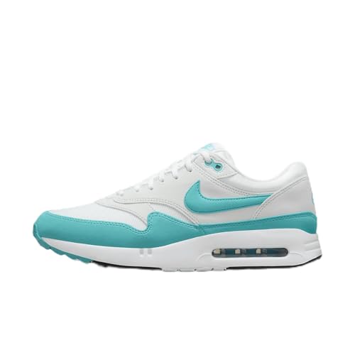 Nike Air Max 1 '86 OG G Men's Golf Shoes (DV1403-117, White/Pure Platinum/Black/Dusty Cactus) Size 10.5