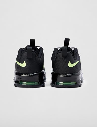 Nike Little Kids' Air Max Fire Shoes, Black/Liquid Lime-Iron Grey, 1.5Y