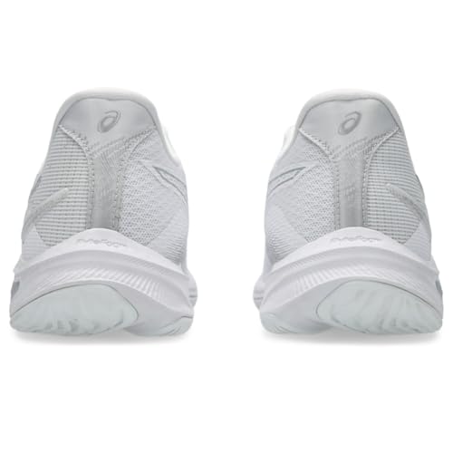ASICS Women's Netburner Ballistic FlyteFoam 4 Volleyball Shoes, 8, White/Pure Silver
