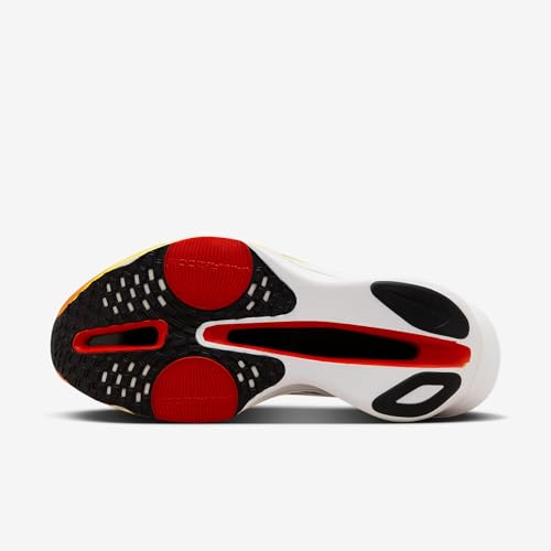 Nike Alphafly 3 Premium Men's Road Racing Shoes (HQ3501-100, White/Black/University Red/Habanero Red) Size 12
