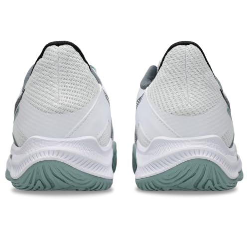 ASICS Men's Blade FlyteFoam 2 Volleyball Shoes, 9.5, White/Ocean Haze
