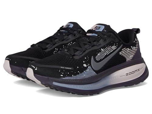 Nike Women's Vomero 18 Black/Metallic Dark Grey/Cave Purple/Ashen Slate/Particle Rose 6.5 Medium