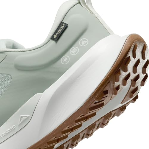 Nike Juniper Trail 2 Gore-TEX Men's Waterproof Trail Running Shoes (FB2067-304, Jade Horizon/Light Silver/Gum Medium Brown) Size 7.5