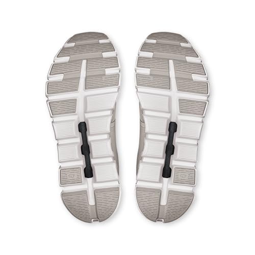 On Women's Cloud 6 Sneakers, Pearl/White, 8 Medium US