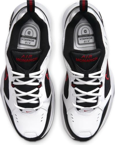 Nike Men's Air Monarch IV Training/Workout Shoes, White/Black, 11