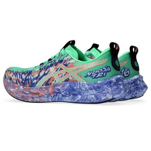 ASICS Men's Noosa TRI 16 Running Shoes, 12, Vital Green/Cobalt Burst