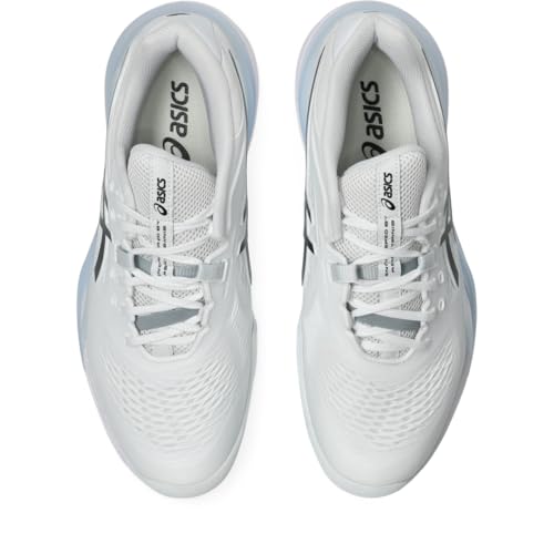ASICS Men's Gel-Resolution X Clay Tennis Shoes, 12, White/Black
