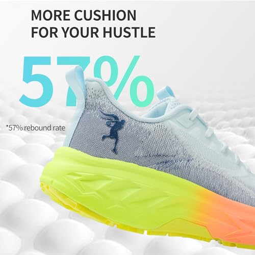 FLYPP LX Men's and Women's Barefoot Running Shoes with Wide Toe Box & Zero Drop Sole - Non-Slip Lightweight Athletic Sneakers for Trail, Hiking, Gym, Walking Cyan