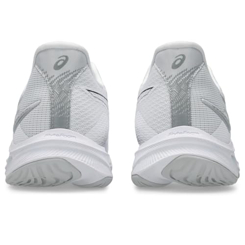 ASICS Unisex Netburner Ballistic FlyteFoam 4 Volleyball Shoes, 12M / 13.5W, White/Pure Silver