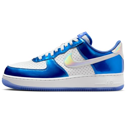 Nike Air Force 1 '07 LV8 Men's Shoes (HV5751-435, Light Photo Blue/Photon Dust/Racer Blue/Multi-Color) Size 11