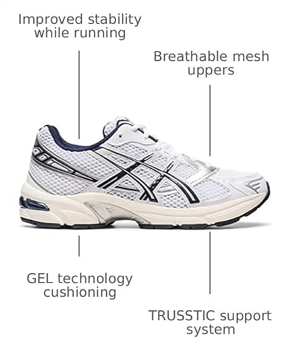 ASICS GEL-1130 White/Midnight 9 B (M)