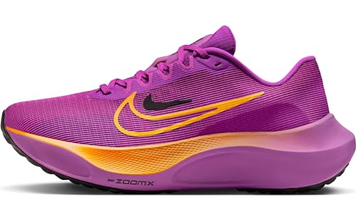 Nike Zoom Fly 5 Women's Road Running Shoes (DM8974-502, Hyper Violet/Black/Laser Orange) Size 11.5