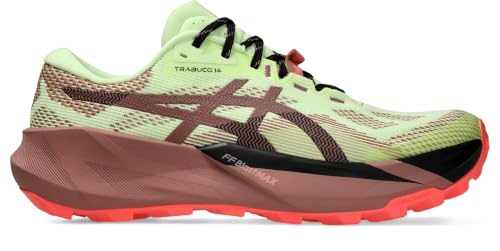 Asics Trabuco 14 Men's Running Shoes, Illuminate Yellow Umeboshi, 11.5 US