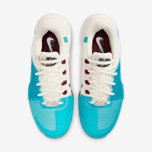 Nike GP Challenge 1 Premium Women's Hard Court Tennis Shoes (Dusty Cactus/Pale Ivory/Metallic Silver/Dark Team Red) Size 8