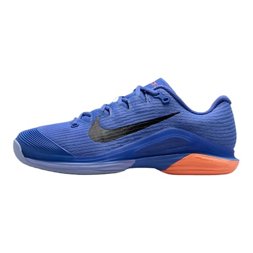Nike Vapor 12 Women's Hard Court Tennis Shoes (Sapphire/Light Thistle/Orange Pulse/Black) Size 6