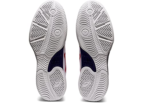 ASICS Men's Gel-Game 8 L.E. Tennis Shoes, 9.5, White/Classic RED