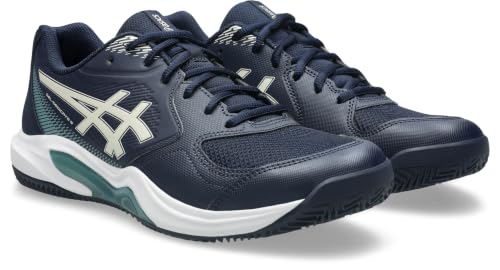 ASICS Men's Gel-Dedicate 9 ClayTennis Shoes, Midnight Oatmeal, 44 EU
