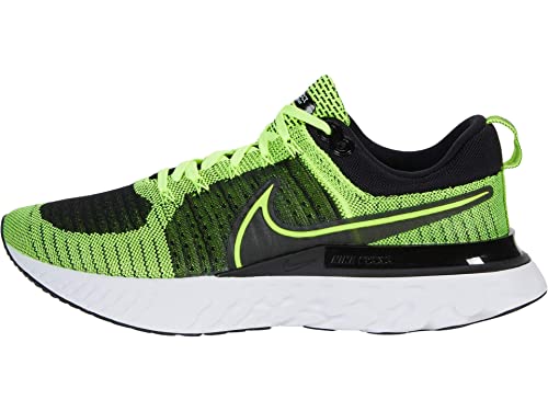 Nike Men's React Infinity Run FK 2 Trainers, Volt Volt Black, 40 EU