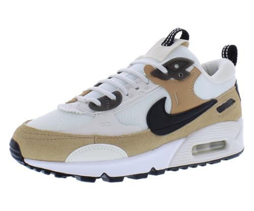 Nike Women's Air Max 90 Futura Phantom/Black-Hemp-Sanddrift (DM9922 002) - 9.5