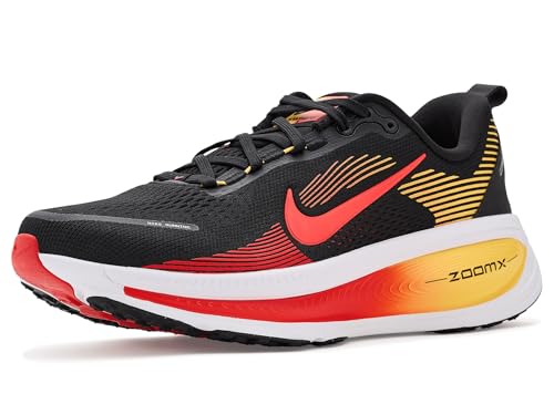 Nike Mens Vomero 18 Black/Bright Crimson/Light Crimson 10 Medium