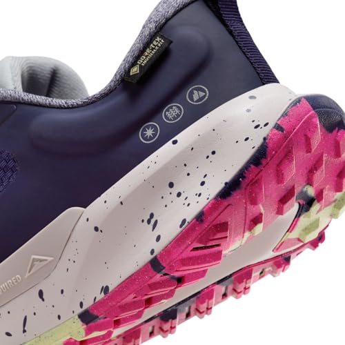 Nike Women's WMNS Juniper Trail 2 GtxLow, Purple Ink Platinum Violet Wolf Grey, 5.5 US
