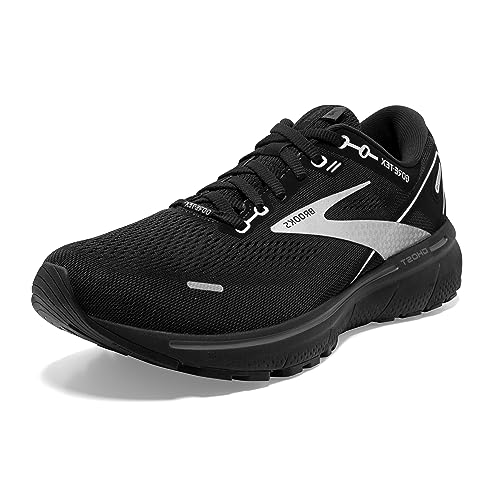 Brooks Men's Ghost 14 GTX Waterproof Neutral Running Shoe - Black/Black/Ebony - 8.5 Medium