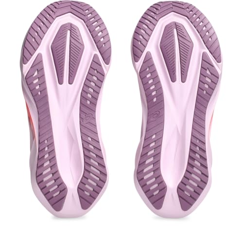 ASICS Women's NOVABLAST 5 Running Shoe, 11, White/Coral Reef