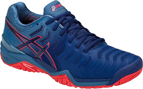 ASICS - Mens Gel-ResolutionÂ 7 Shoes, Size: 8.5 D(M) US, Color: Blue Print/Blue Print