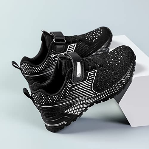 UBFEN Kids Sneakers Boys Girls Lightweight Breathable Athletic Tennis Shoes