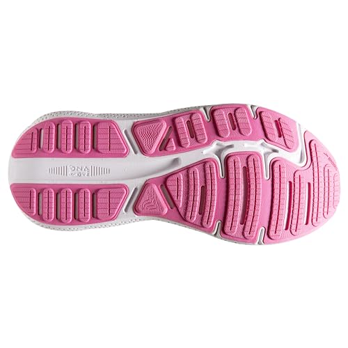 Brooks Women’s Ghost Max Cushion Neutral Running & Walking Shoe - Pink Glo/Purple/Black - 7 Medium
