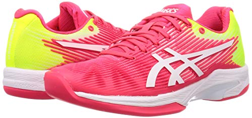 ASICS Solution Speed FF Indoor Womens Tennis Shoes 1042A094 Sneakers Trainers (UK 4 US 6 EU 37, Laser Pink White 702)