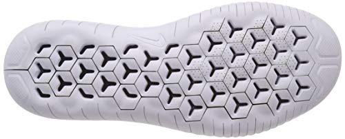 Nike Men's Free Run Flyknit 2018 Running Shoes, White White Black 101, 40 EU