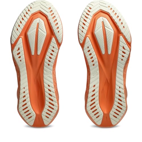 ASICS Unisex NOVABLAST 5 Tokyo Running Shoes, 12M / 13.5W, Sun Peach/White