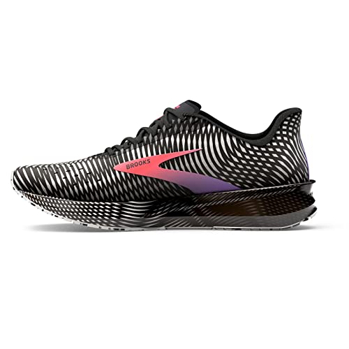 Brooks Women's Hyperion Tempo Road Running Shoe - Black/Coral/Purple - 7.5 Medium