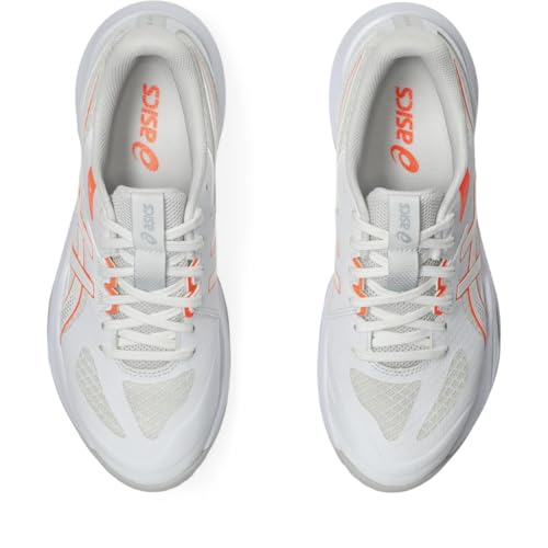 ASICS Women's Gel-Tactic 13 Volleyball Shoes, 8.5, White/Vivid Coral