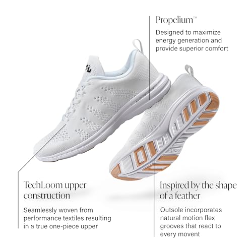 APL Athletic Propulsion Labs, Men's, Techloom Pro, White/Black/Gum 1, 11.5, Medium