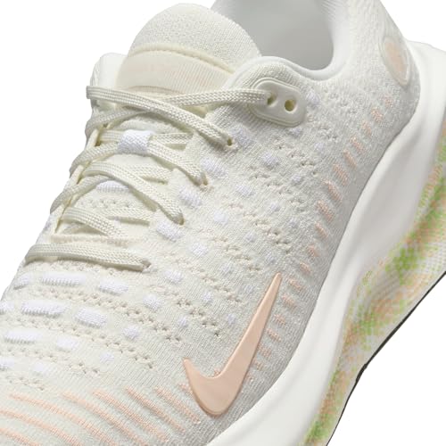 Nike InfinityRN 4 Women's Shoes (HJ7666-133, Sail/Vapor Green/Cargo Khaki/Crimson Tint) Size 6