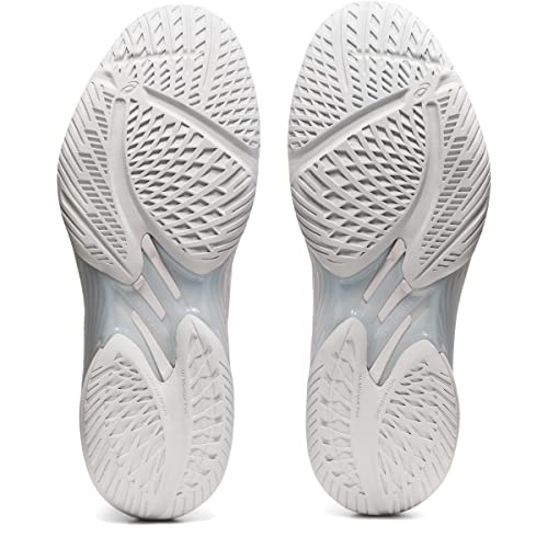 ASICS Women's Sky Elite FlyteFoam 2 Volleyball Shoes, 9, White/White
