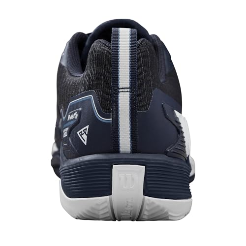 WILSON Rush Pro 4.5 Men's Clay Tennis Shoe - Navy Blazer/White, Size 13 US