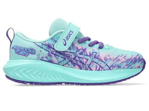 ASICS Kid's PRE Noosa TRI 16 PS Running Shoes, K13, Illuminate Mint/Radiant Amethyst