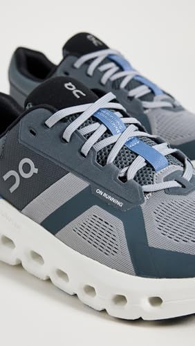 On Men's Cloudrunner 2 Sneakers, Alloy/Chambray, 14 Medium US