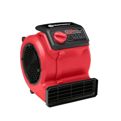 Vacmaster AM201 1101 Air Mover and Fitness Fan 550 CFM Drying and Cooling