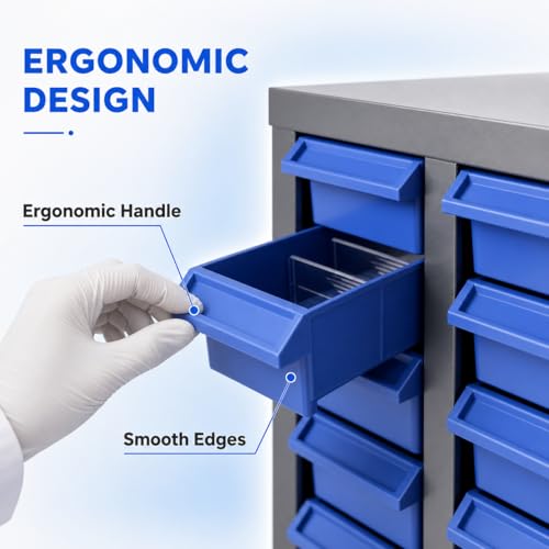 40 Drawer Parts Cabinet, Heavy Duty Small Parts Storage Cabinet with Steel Frame, Bolt Nut Hardware Organizer for Garage Workshop Tool Screw Fastener Storage