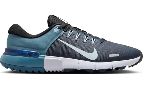 Nike Free Golf NN Golf Shoes (FN0332-401, Armory Navy/Black/Glacier Blue) Size 12