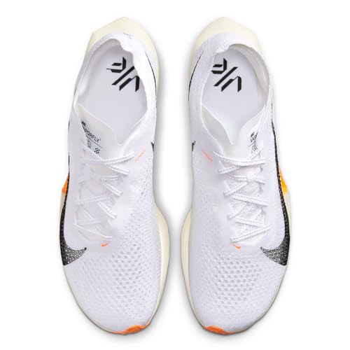 Nike Women's ZoomX VaporFly 3 Road Racing Shoes (10 US, White/Black/Phantom)