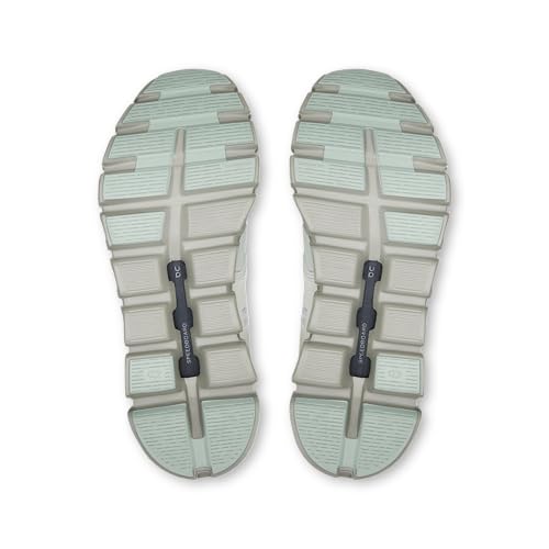 On Womens Cloud 6 Waterproof Iceberg/Tin 7.5 Medium
