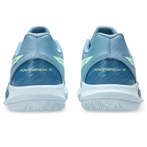 ASICS Men's POWERBREAK FlyteFoam Handball Shoe, 11, SABA Blue/Menthol