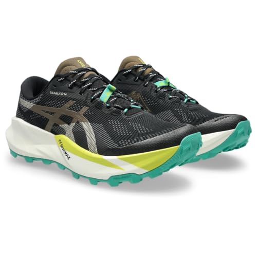 ASICS Men's Trabuco 14 Trail Running Shoes, 11, Black/Clay Canyon