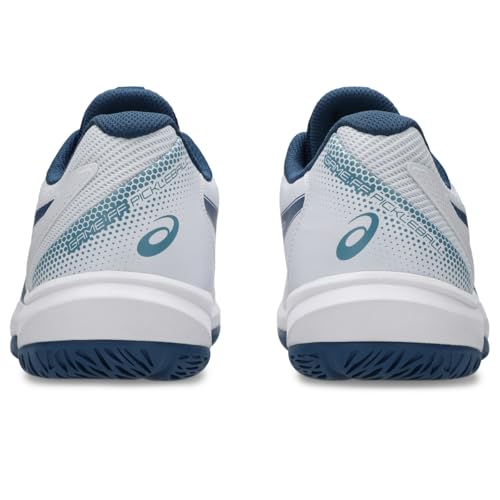 ASICS Men's Game FlyteFoam Pickleball Shoes, 14, White/Twilight Blue