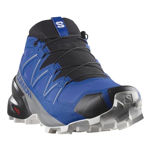 Salomon Men’s Speedcross Trail Running Shoes - Lapis Blue/Black/White - 10